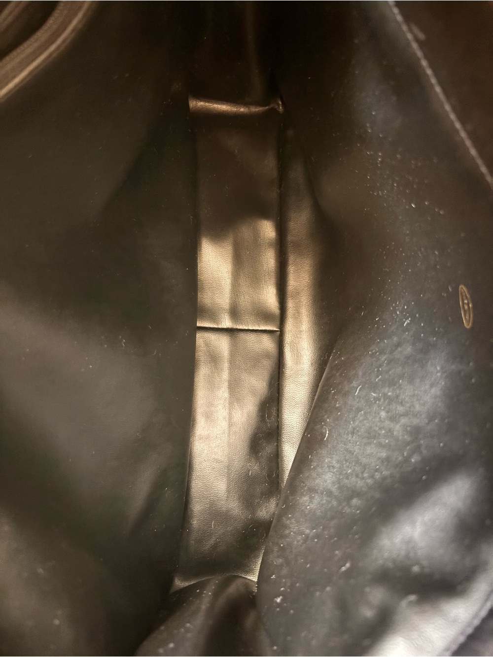 Authentic CHANEL 1991 Vintage 24k gold black lambskin quilted leather classic - Picture 13 of 16